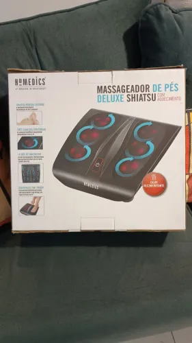 Homedics Massageador de Pés Deluxe SHIATSU com Aquecimento