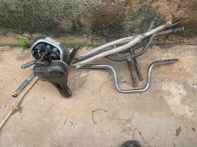 Peças de bicicletas aceito trocas