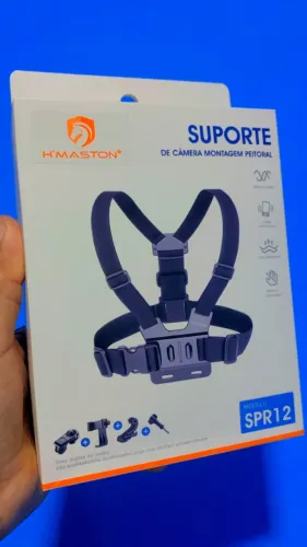 Suporte celular gravação peitoral