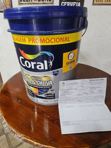 Tinta Coral Sol e Chuva 