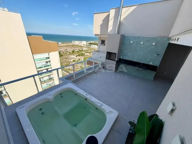 Cobertura linear com 3 quartos, 1 suíte, 2 vagas 3 Quartos c/ suíte VISTA PARA O MAR
