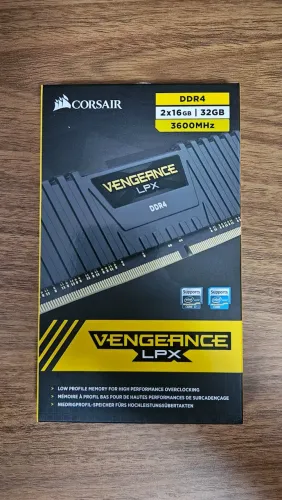 Memória Ddr4 Corsair Vengeance LPX 32GB (2x16GB), 3600mhz