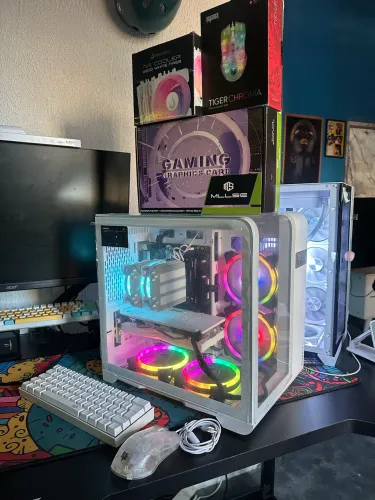 Pc gamer Ryzen 5, RX580,16Gb,Gabinete Aquário top!