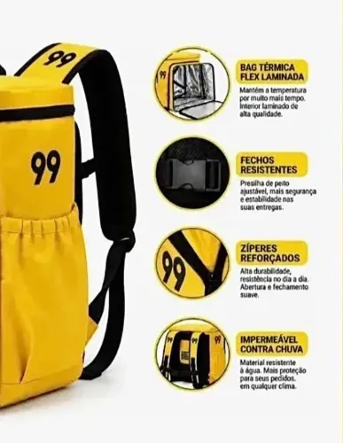 Bag entregas térmica
