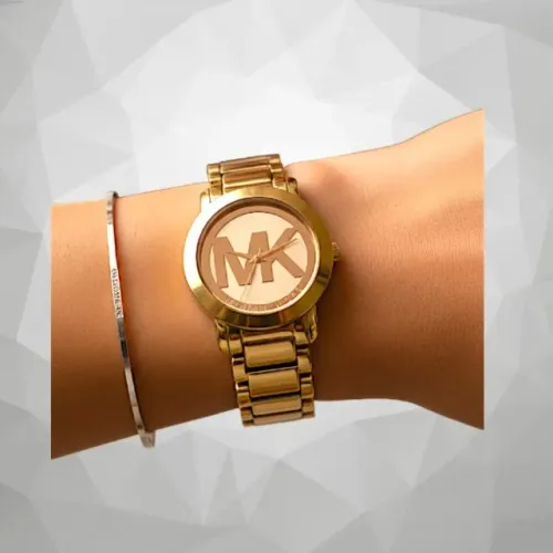 Relógio Feminino Michael Kors Dourado em tom rosé (original)