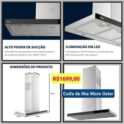 Coifa Oster