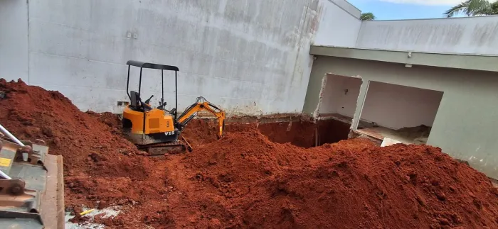  Locação de Mini escavadeira 