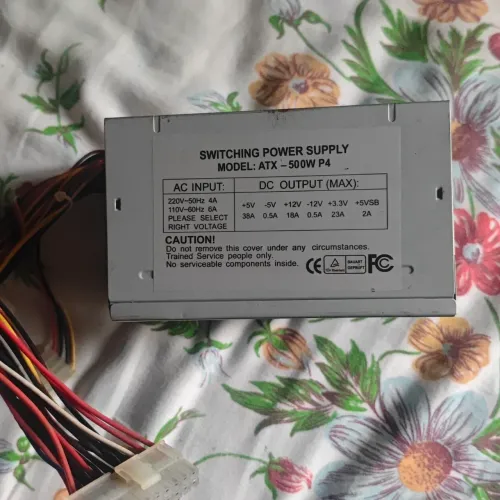 ?Fonte de Alimentação ATX 500W (Modelo ATX-500W P4)