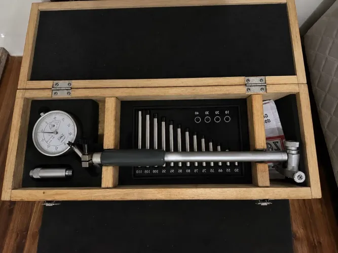 Instrumento para Medida Interna com Relógio de 50 a 160 mm (súbito)-ZAAS-SUB50a160