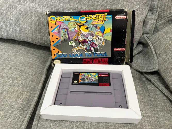 Chester Cheetah Original Super Nintendo - Caixa Original