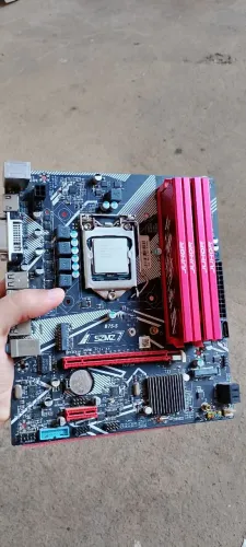 Kit Placa-Mãe SZMZ B75-S V1.1 + Processador Intel Xeon E3-1275 V2 + 32GB RAM DDR3 1600MHz