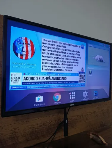 Smart tv Android RCA 32 polegadas 