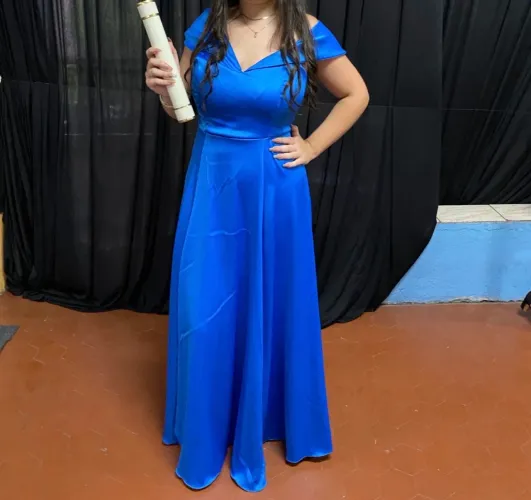 Vestido Azul Royal 