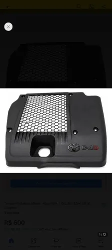 Tampao motor Hilux diesel 3.0