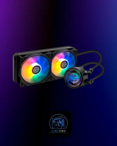 Water Cooler TGT Spartel V2, Rainbow, 240mm, Preto