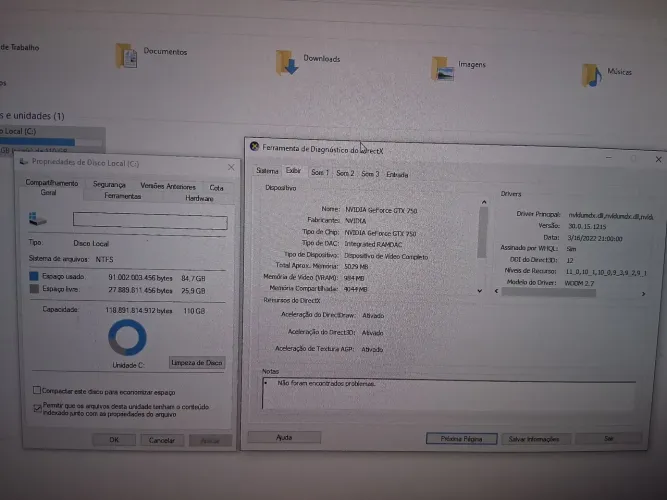 PC Gamer AMD FX 8150 + GTX 750 + SSD - Pronto para usar