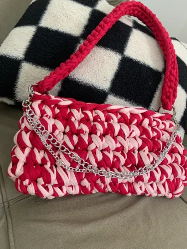 Bolsa Malha Crochê