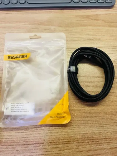 Cabo usbC essager 100W (2 metros) NOVO