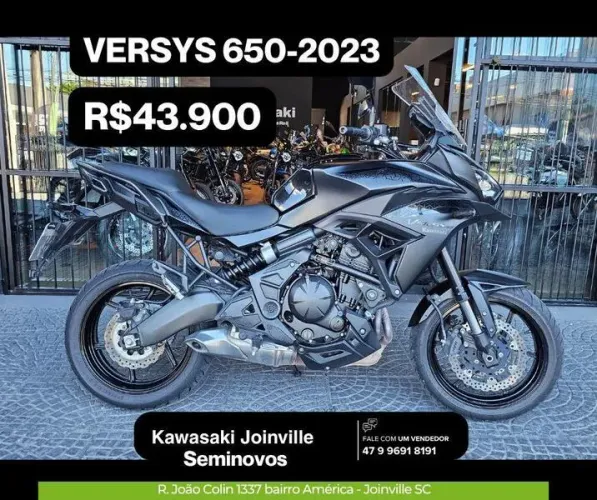 KAWASAKI VERSYS 650 2023-ABAIXO DA FIPE *