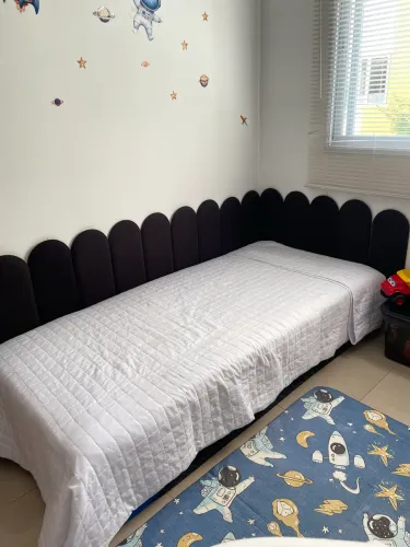 Cabeceira cama Moldular solteiro 15 peças