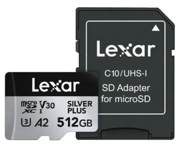 Lexar 512GB 205-150 SILVER PLUS MICRO SD