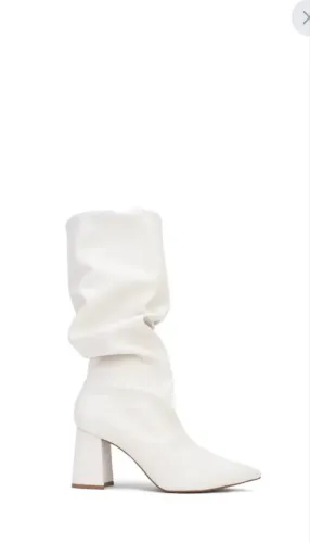 bota feminina branca