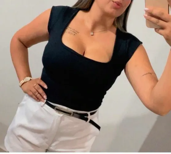 Blusa decote