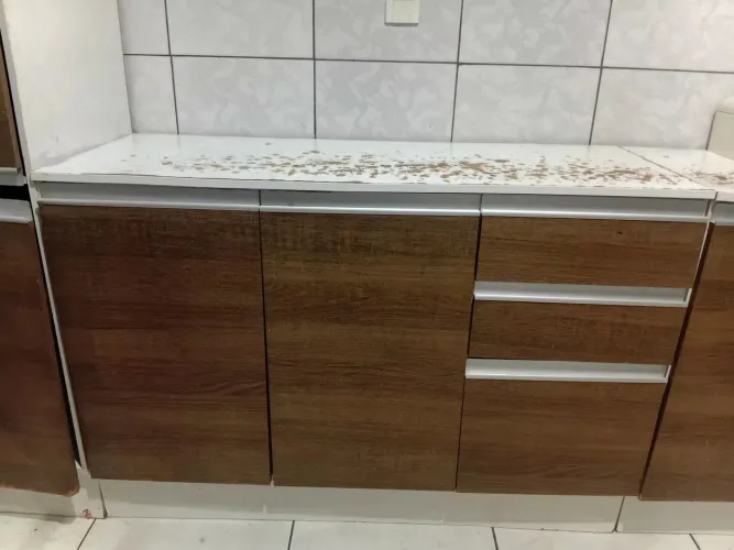 Balcão de cozinha.