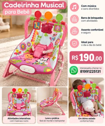 Cadeira musical infantil