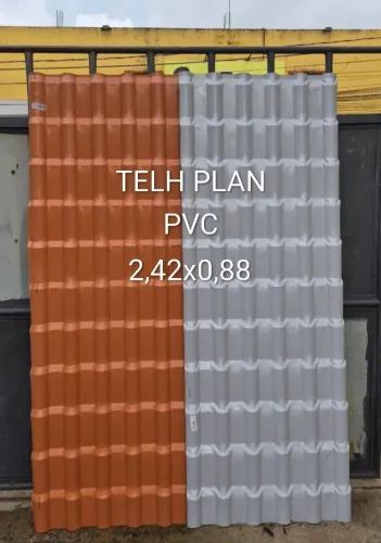 TELHA PLAN PVC 2,42 x 0,88