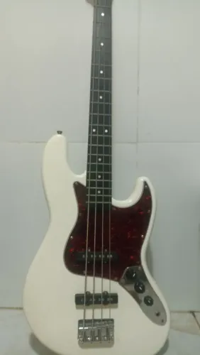CONTRABAIXO JAZZ BASS GIANINI 4 CORDAS + BAG + CUVAVE PARA BAIXO E CABO SANTO ANGELO