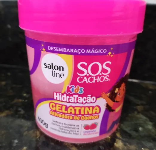 Gelatina ativador de cachos