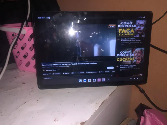 Tablet vision tab 10 semi novo 