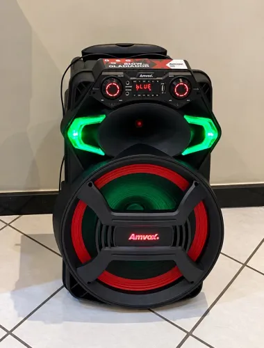 Caixa de Som Amvox Gladiador 800 Bluetooth Excelente Som