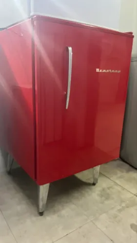 Frigobar Brastemp Retrô Vermelho - 110V | Seminovo