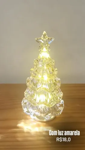 Árvore de natal com luz