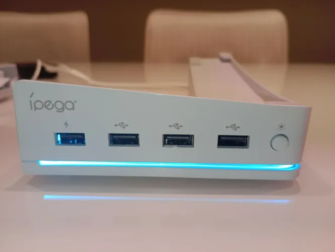 Suporte Playstation 5 (RGB) aumentos portas USB