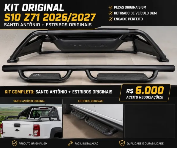 KIT ORIGINAL GM CHEVROLET S10 Z71 2026/2027.
