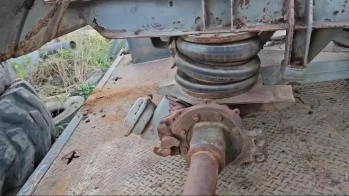 Eixo pneumático para carreta