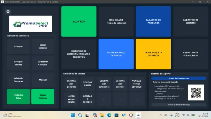 Software PDV para lojista