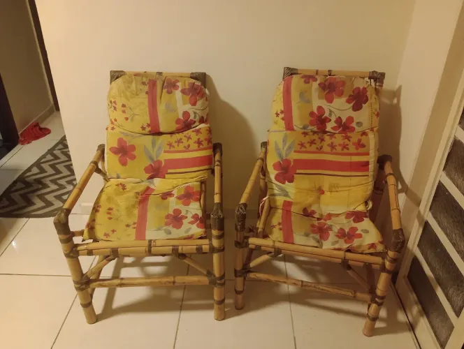 Poltronas em bambu 