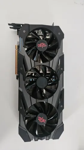 Placa De Vídeo RX 5700 8GB Seminova 3 meses de garantia. Estudo trocas por outras Placas