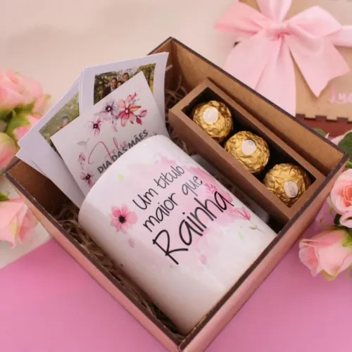Cesta personalizada exclusiva para surpreender sua mãe!