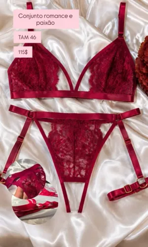 Conjunto lingerie novo