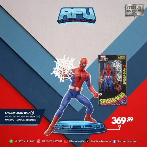 Homem Aranha 1977 Marvel Legends Hasbro