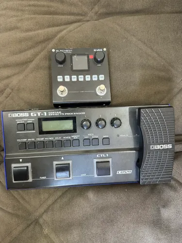 Pedaleira Boss GT-1 + M-Vave blackbox