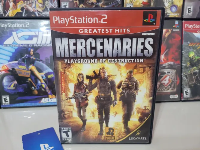 Mercenaries PS2 - CD Original Mídia Física