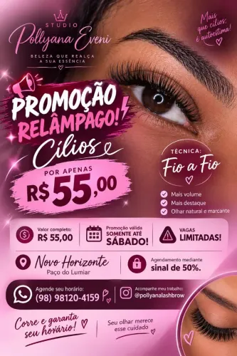 Cílio e sobrancelhas
