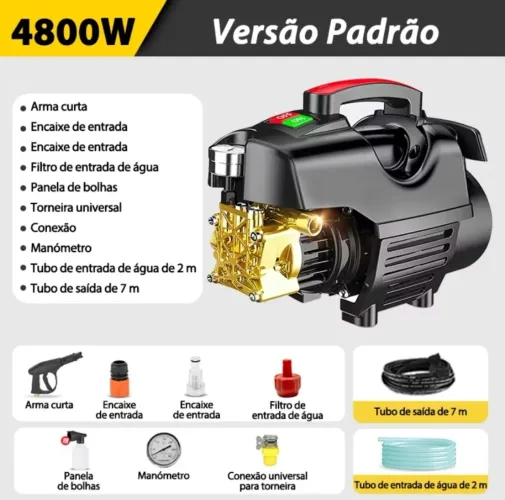 Lavadora compacta de alta pressão