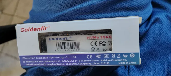 SSD Nvme 256GB Goldenfir para notebook ou Pc rápido